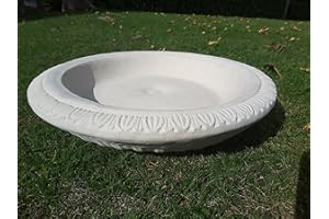 ONLYFLY neilsstonecraft Stone Bird Bath Bowl (3gc)