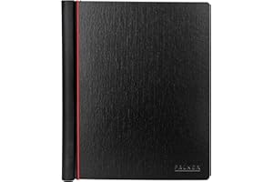 Falken Gloria Choir Folder with Ergonomic Handle, Lightweight Board, Elegant Embossing, Ring Mechanism, 4 Elastic Bands, 2 Inside Pockets, DIN A4