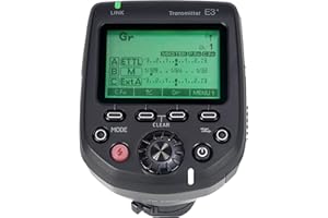 AODELAN Disparador de flash E3+ 1D X Mark II / 1D X / 1Ds Mark III / 1Ds Mark II / 1D Mark IV / 1D Mark III / 1D Mark II N para Canon 600EX-RT, 600EX II-RT, 430EXIII-RT, sustituye a Canon ST-E3-RT