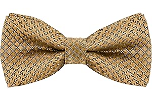 BomGuard noeud papillon enfant garçon bébé,noble à petits carreaux à pois lié à motifs