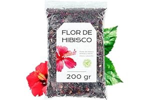 EPEL Flor de Jamaica para Adelgazar 200g - Te de Hibisco para Reducir Hinchazon de Barriga - Infusion Antioxidante y Natural para Bajar de Peso - Te Frio Detox para Aliviar Inflamacion