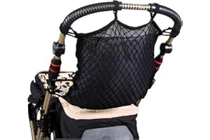 sunnybaby 19275 - Rete per la spesa, rete universale per passeggini e passeggini | con pratico schermo per la privacy/fodera interna | chiusura di ancoraggio universale - colore: nero | qualità: prodotta in Germania
