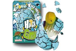 Hatch n Grow - Żółw morski Deluxebase. Duże, rosnące i wykluwające się jajko z zabawką żółwia. Włóż go do wody, aby zobaczyć, jak magiczna zabawka się zmieni