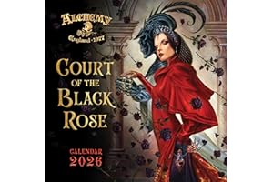 Alchemy Court of the Black Rose – Hof der schwarzen Rose 2026 – Original Flame Tree Publishing-Kalender [Kalender] (Wall-Kalender)