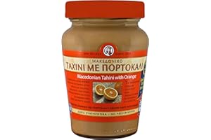MACEDONIAN TAHINI Haitoglou Mazedonisches Tahini Sesampaste mit Orange 350gr