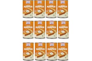 GOOD FOOD COMPANY America's Finest | Pack of 12 | Pumpkin Puree - 100% Pure Pumpkin - 425g Tin