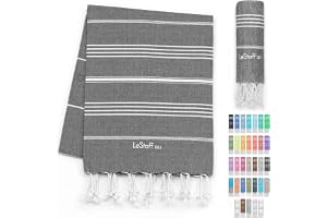 LeStoff Hamamhandduk Resehandduk, 100% ekobomull, 95x180 cm