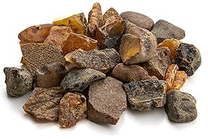 Raw Amber Stones – Natural Baltic Resin Unpolished Loose Stone Crystal Ambar Piedra for Crafting Jewelry Making and Beads Polishing Mix Color - Amber Culture