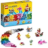 LEGO Classic Yaratıcı Okyanus Eğlencesi 11018-4 Yaş ve &Uuml;zeri &Ccedil;ocuklar i&ccedil;in 6 İnşa Edilebilen Oyuncak İ&ccedil;eren Yaratıcı Oyuncak 