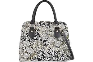 Signare Tapestry Handbags Shoulder bag and Crossbody Bags for Woven with Bird Design