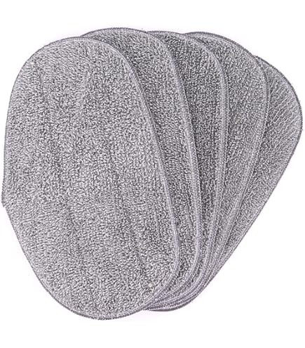 Stemoo 8 x reservepads & 1 x filter geschikt voor stoomreiniger CleanTenso, stoomborstel wisserovertrek voor diepe reiniging, stoommop vervanging met klittenbandbodem 33161A