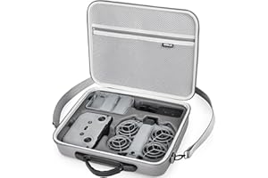 STARTRC Neo 2 Tasche,Tragbar PU Case für DJI Neo 2 Fly More Combo Zubehör, Tragetasche für DJI Neo 2 Drohne Compatible with RC-N3/N Controller, Neo 2 Akku,Zweiwege-Ladestation