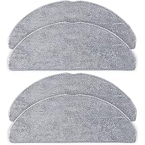 Lot De 4 Serpillères De Rechange Lavables Pour Robot Roborock