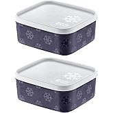 Smartware 2'Li Set No Frost Saklama Kabı Lacivert 700 ML