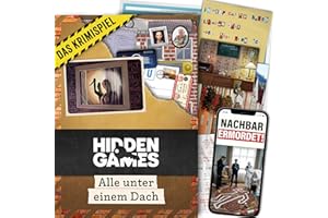 Hidden Games Tatort – Alle unter einem Dach – Fallakte – Mordfall lösen Spiel – spannendes Detektivspiel – Krimigames – Krimispiel – Krimispiele für zu Hause