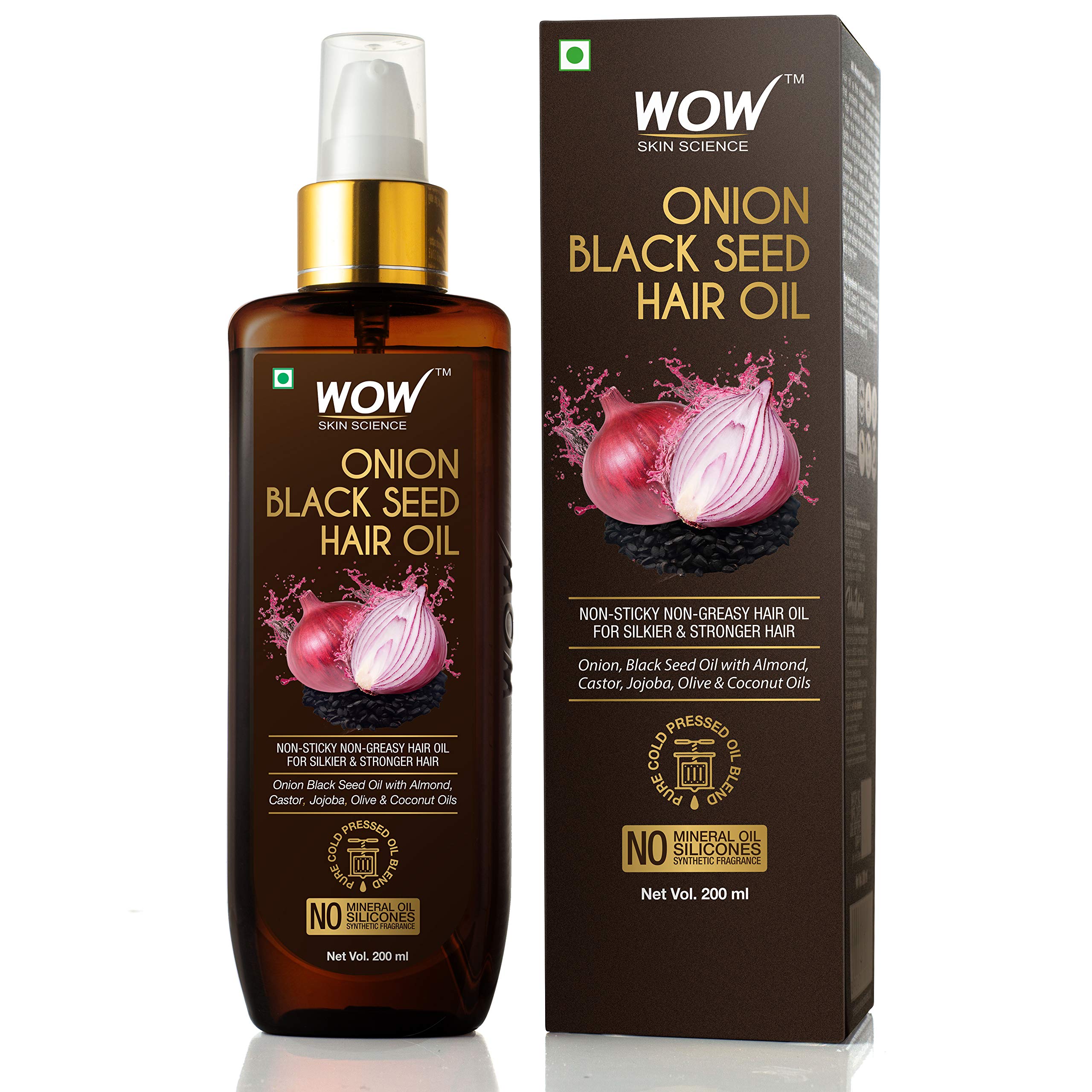 Wow Skin Science Onion Black Seed Oil Ultimate Hair Care Kit