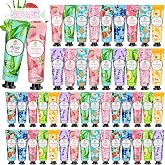 Mini Hand Cream for Women, 50 Hand Creams with 10 Fragrances | moisturizer for dry hands, hand cream gift set for colleagues,