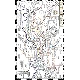 Streetwise London Underground Map - Laminated Map of the London Underground, England: City Plans (Michelin City Plans)