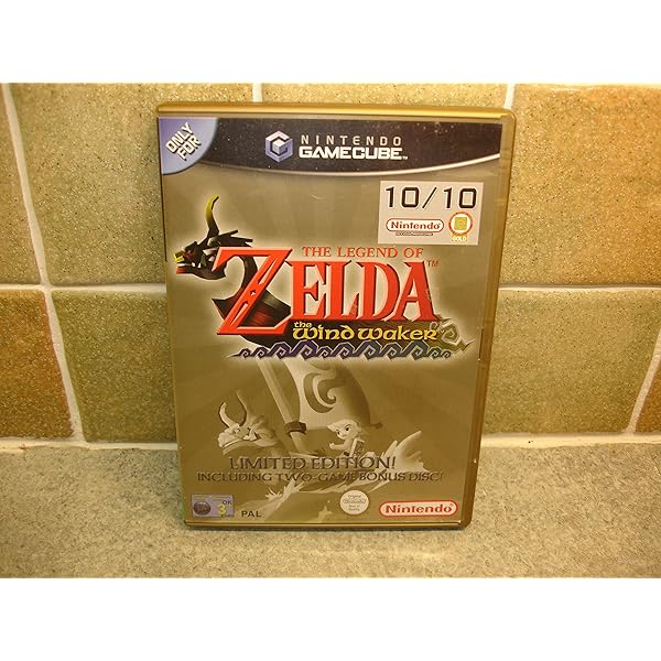 Legend of Zelda Wind Waker w/Bonus Disc Ocarina & Master Quest