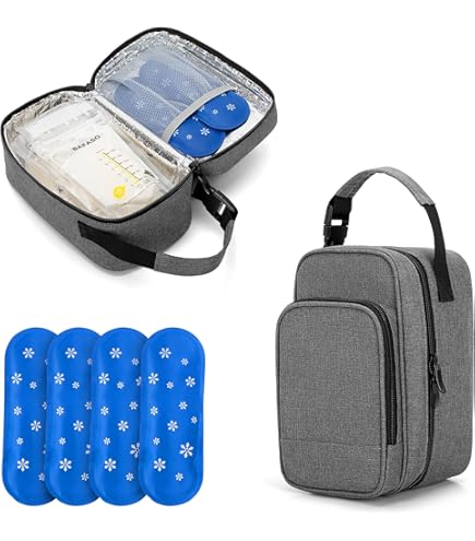 Medela Koeltas met koelelement en 4 flessen - - Voor 23.59u