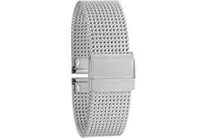 Eichmüller BandOh, cinturino in acciaio inox, con maglia milanese, placcato oro PVD.