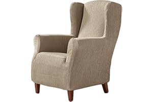 ZEBRA Estoralis Beta Funda Sillon Orejero Elastica, Tela, Beige