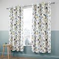 Tenda damascata con occhielli, arabesque avorio So'home | La Redoute