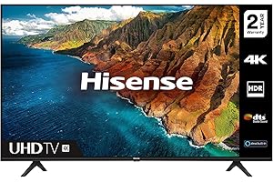 HISENSE 50AE7000FTUK 50-inch 4K UHD HDR Smart TV with Freeview play, and Alexa Built-in (2020 series) [Amazon Exclusive], Black