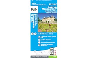 IGN 2313OT Forets de montmorency de l'isle-adam et de carnelle