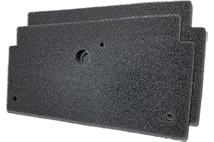 JUMA FILTERTECHNIK 2x JUMA-Filter für BOSCH Schwammfilter 12022801 292 x 142 x 19mm EasyCleanFilter Wärmepumpentrockner Filter Trockner Kondenstrockner Filterschaum Schaumstoff Sockelfilter Filtermatte (2 Filter Set)