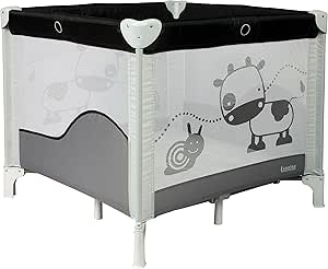 Looping P630 Parc Pliant Home Noir Emotion 90 X 90 Cm Amazon Fr Bebe Et Puericulture