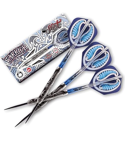Shot! Darts Warrior Rutene 90% Tungsten Pro Throwing Darts Steel