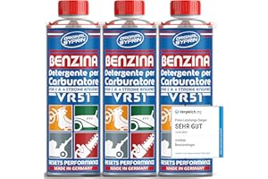 SYPRIN Originale Detergente per Carburatore VR51 per Motori a Benzina a 2 Tempi 4 Tempi- Adatto per Auto e Moto I Additivo per la Pulizia del carburatore Additivo 3x