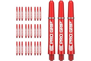 Target Darts 10 x Sets of Pro Grip Dart Schäfte - 30 Dart Shafts in Total - Kurz/Intermediär/Mittel 12 Dart Zubehör Dartpfeile