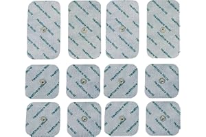 Healthcare World Conjunto de mezclada de 12 electrodos TENS tachonado