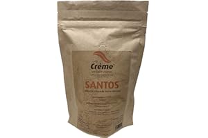 Specialty Coffee in GRANI - Microlotto SANTOS Fazenda Santo Antonio 100% Arabica Tostato per ESPRESSO - Caffè Crème - Busta da 250 g
