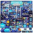 Party Propz Space Stationary Kit for Boys - 41 Pcs Space Stationary Items for Boys | Stationary Kit for Kids | Return Gift for Boys | Stationery Set for Boys | Space Stationery Kit