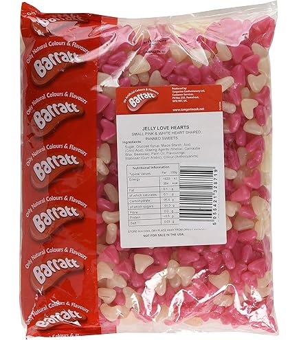 Jelly Bean Love Hearts (V, H) - Glossop Pick n Mix