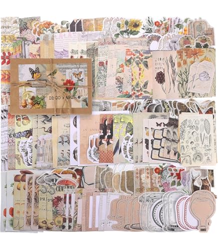 108 Stück Scrapbook Aufkleber Set - Dekorative Sticker Für Tagebuch Und DIY