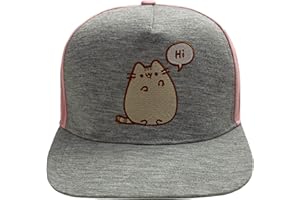 Heroes Inc. Cappellino Snapback per Donna, Pusheen, Logo Frontale Hi, Cappello con Visiera