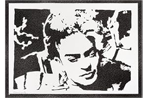 moreno-mata Autentici Graffiti Fatti a Mano Frida K... Handmade Poster Quadro Moderno Soggiorno Decorazione Parete Regalo Uomo e Donna
