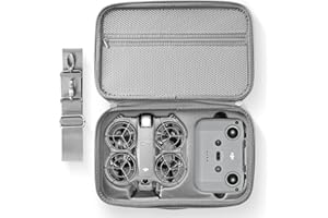 Custodia per DJI Neo 2 Borsa, Custodia PU Portatile per DJI Neo 2 Fly More Combo Accessori, Borsa da Trasporto per DJI Neo 2 Droni, per Drone Stoccaggio/Proteggere