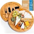 PLATEAU DE FROMAGE en bambou avec Couteau Viande Plateau Plateau de