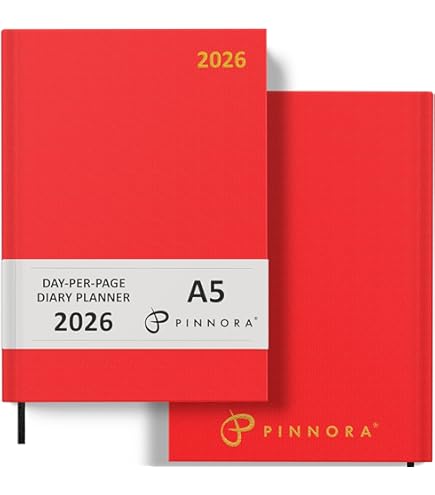 Essential - A5 Day-to-Page Diary - 2026 Calendar Year Planner - View #8
