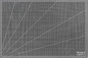 JOVI Vantage Mata do cięcia A1 (60 x 90 cm, samoregenerująca, dwustronna, z siatką), czarna