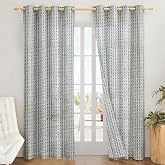 Amazon Brand - Solimo Polyester Sheer Jacquard Door Gro...