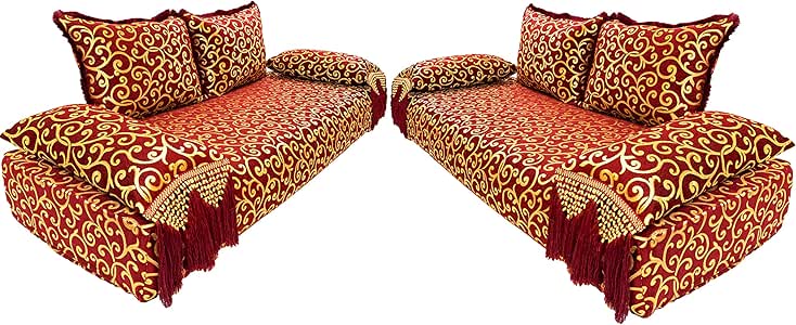 Orientalisches Ecksofa Eckcouch Elvedin 200cm 6 Sitzer | Marokkanische