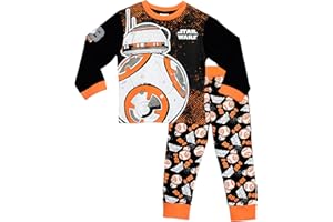 Star Wars Piżama BB8 dla chłopców | piżama z długim rękawem dla dzieci | bawełniana piżama dla chłopców
