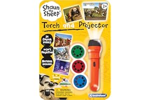 Brainstorm Toys Pochodnia i projektor Shaun firmy Aardman