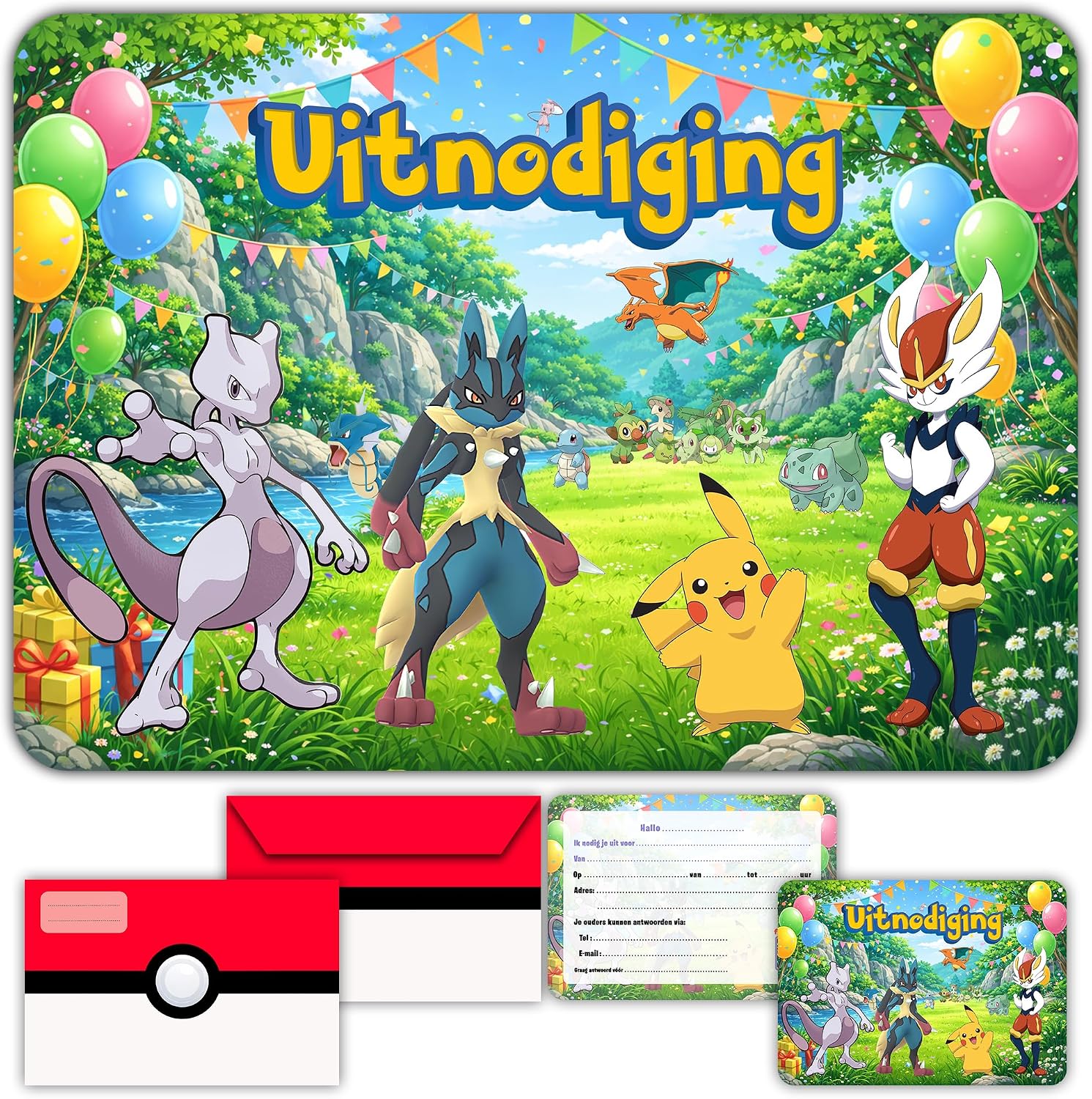 Avis d'Expert & Test Approfondi : Fun4kid 12x Uitnodigingen Kinderfeestje Jonge (Sélection)